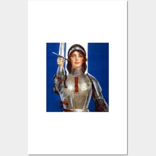 Joan of Arc Saved France Posters and Art